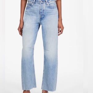 Madewell The Darted Barrel Leg Jean Size 32